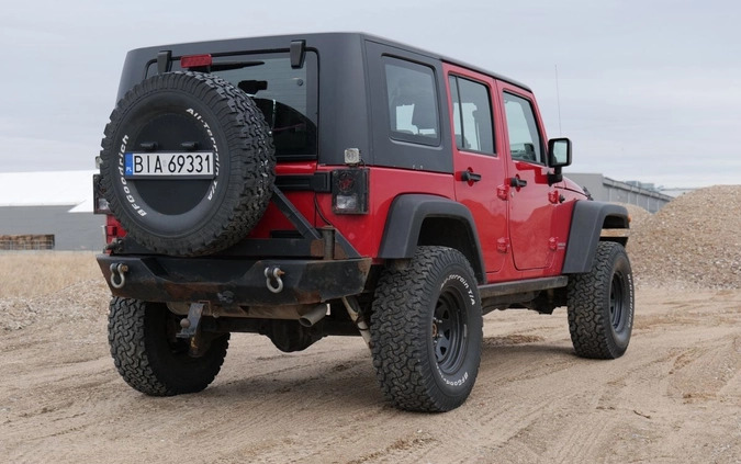 Jeep Wrangler cena 74900 przebieg: 225000, rok produkcji 2008 z Łapy małe 191